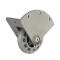 37450 S - Recessed Corner Castor with soft Wheel 75 mm