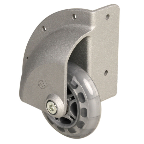 37500 S - Corner Mount Castor with soft Wheel 75 mm