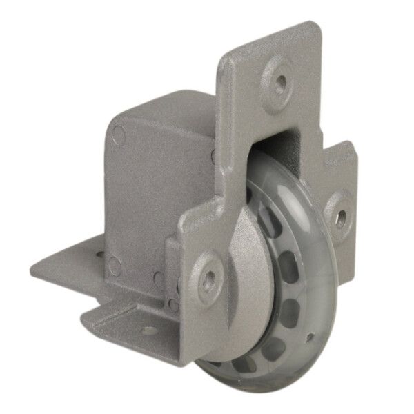 37551 S - Kanteneinbaurolle mit weichem Rad 75 mm