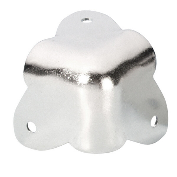 4020 - Case Corner three-leg nickel-plated