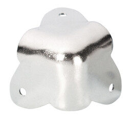 4020 - Case Corner three-leg nickel-plated