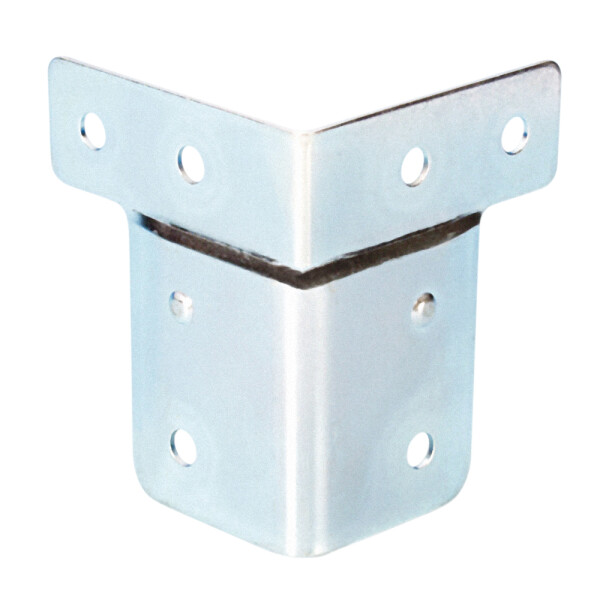40404 - Angolo a L 60 x 50 sagomato per Protezione degli Spigoli di alluminio 6110