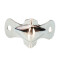 4047 - Angolo a L 24 x 33 nichelato