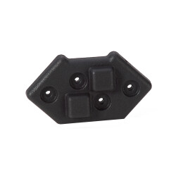 4939 - Piede impilabile in plastica per Montaggio Angolare