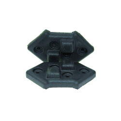 4939 - Piede impilabile in plastica per Montaggio Angolare