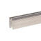 6103 - Profilo di Chiusura ibrido di alluminio per Materiale da 9,5 mm