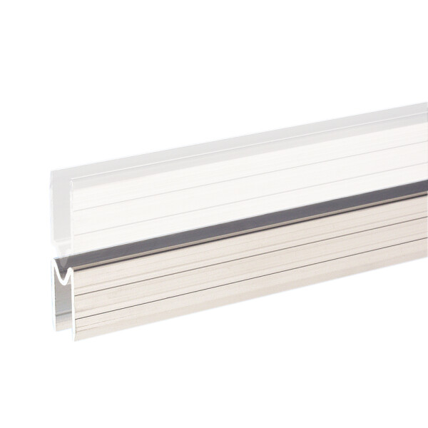 6123 F - Aluminium-Schließprofil female für 9,5 mm Material