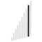 61535 B 18 - Guida Rack Heavy Duty nera 18 U