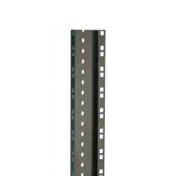 61552 BLK - HD Rackschiene doppelt schwarz 45 HE