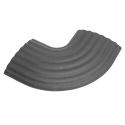 OFFICE C GREY - 90° Biegung grau für 85160...