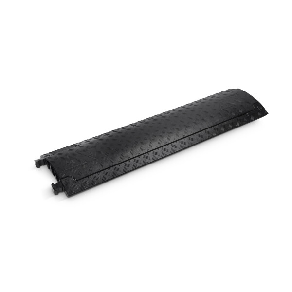 MINI BLK - Kabelbrücke 3 Kanäle mit Schwarzem Deckel