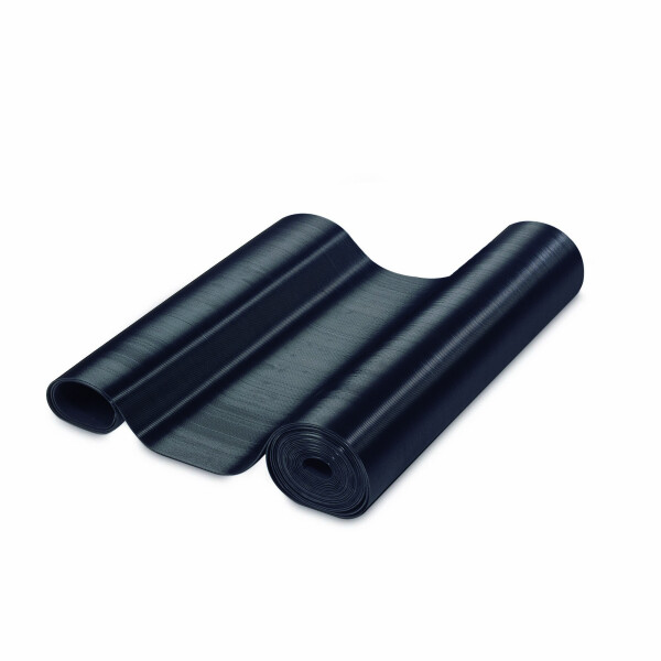85970 - Feinriefenmatte schwarz 0,7 x 10 m