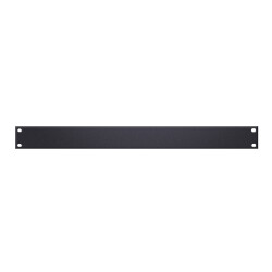 87221 - 19" U-Rackblende 1 HE, Aluminium