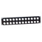 872214 - Panneau 1 U pour rack 19", profil en U, 24 trous pour embases "D"