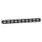 87221 VH - 19" U-Shaped Ventilation Panel with Horizontal Slots, 1 U