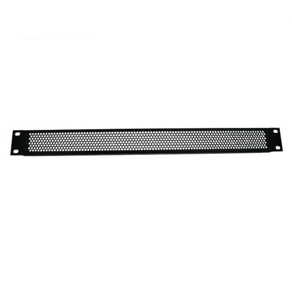 87221 VR - 19" U-Shaped Ventilation Panel with Round Holes, 1 U