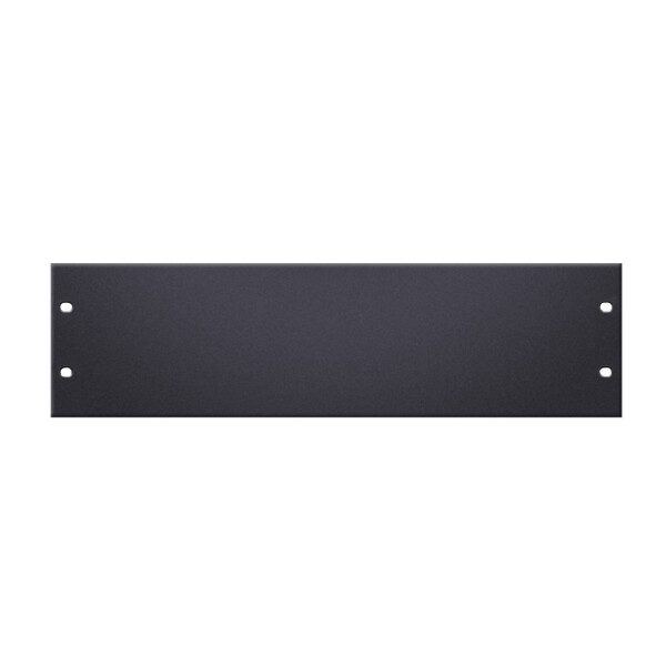87223 - Plaque aveugle 3 U pour rack 19", aluminium, profilé en U