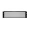 87223 VR - Panneau aération 3 U pour rack 19", trous ronds, profil en U