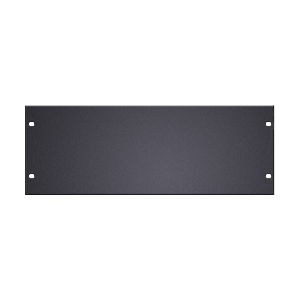 87224 - Plaque aveugle 4 U pour rack 19", aluminium, profilé en U