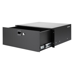 87404 STANDARD 4 - 19" 4U Rack Drawer with lock | steel