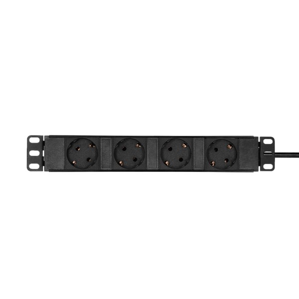 Adam Hall Cables 87470 - Mountable Power Strip 1U 4-way