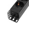 87471 - 19" Stromverteiler 1HE 8-Fach mit Schalter