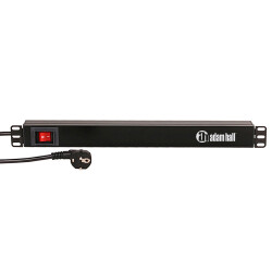 87478 - 19" Stromverteiler 1HE 8-Fach mit...