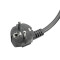 87478 - 19" Stromverteiler 1HE 8-Fach mit französischer Norm