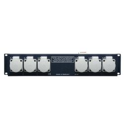 87480 - 19" Stromverteiler 2HE 3 Phasen & 32A...