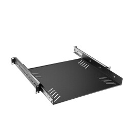 87556 - 19" Rack Tray 1U | with pull-out rails