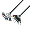 3 STAR LOOM 8 PC 0500 - Studio Loom Cable | Adam Hall® 8 Jack TS x 8 RCA | 5 m