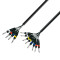 3 STAR LOOM 8 VP 0500 - Studio Loom Cable | Adam Hall® 4 Jack TRS x 8 Jack TS | 5 m