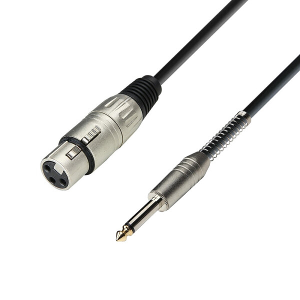 3 STAR MFP 0600 - Mikrofonkabel | Adam Hall® XLR Female x Klinke TS | 6 m