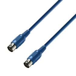 3 STAR MIDI 0150 BLU - MIDI Cable | Adam Hall® MIDI...