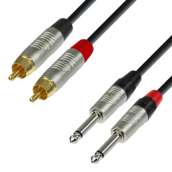 4 STAR TPC 0150 - Twin Kabel | Rean® 2 Klinke TS x 2...