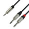 4 STAR YWPP 0300 - Y-Kabel | Rean® 2 Klinke TS x Miniklinke TRS | 3 m