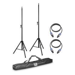DAVE 8 SET 2 - 2 x stativo per altoparlante con borsa di...
