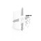 SAT 42 G2 W - Enceinte dInstallation 4" passive blanche (paire)