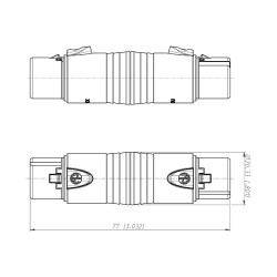 NA3FF - Adaptateur XLR femelle vers XLR femelle