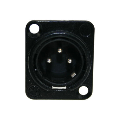 NC3MD-L-BAG-1 - XLR Einbaubuchse 3-Pol Male ®