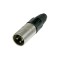 NC3MX - Connettore XLR a 3 poli maschio, nichelato