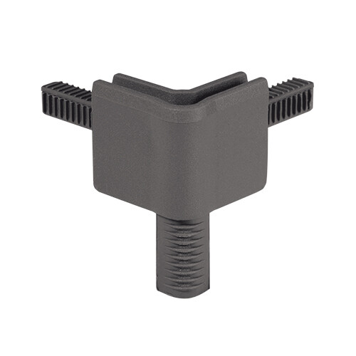 Q 4502 FDG - Corner for Lid Location female dark grey