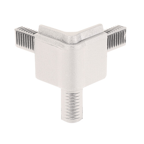 Q 4502 MAG - Coin pour Profilé dEmboîtement mâle gris-aluminium