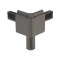 Q 4502 MDG - Coin pour Profilé dEmboîtement mâle gris-foncé