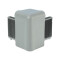 Q 4504 AG - Corner for Lidmaker, Alu Grey