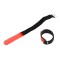 Adam Hall Cables VR 2030 RED - Serre-Câble Velcro 300 x 20 mm rouge