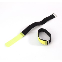 Adam Hall Cables VR 2030 YEL - Hook and Loop Cable Tie...