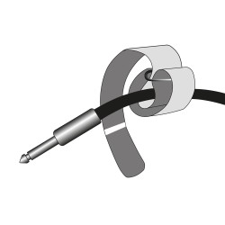 Adam Hall Cables VR 4040 YEL - Fascette Serracavi gialle...