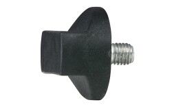 Rotary Knob for Drape Support Black M10x12mm