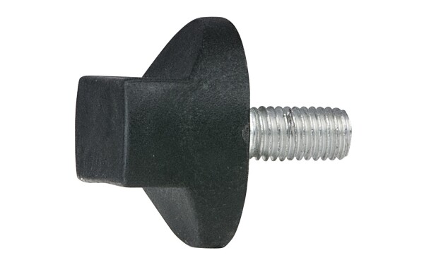 Rotary Knob for Upright Black M10x20mm